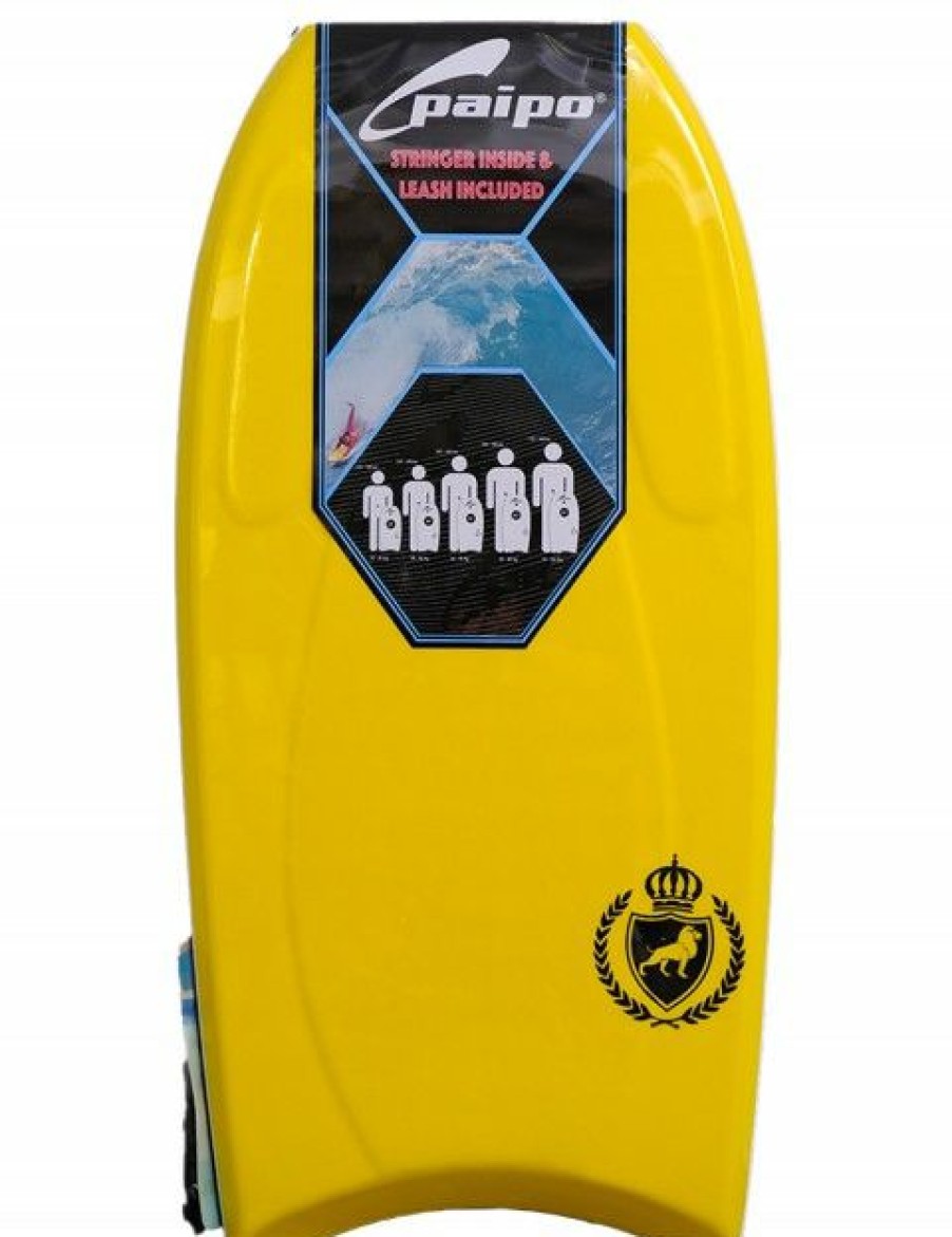 Online * Asd Bodyboards Latest Asd Paipo King Bodyboard 44 Inch Yellow