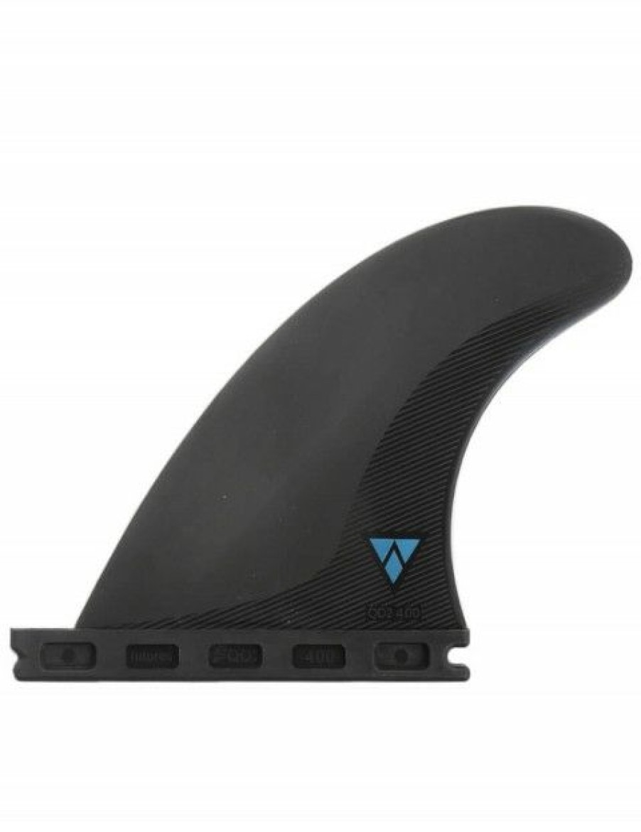 Hot * Outlet Futures Qd2 4.0 Alpha Quad Rear Fins Medium Carbon/Blue