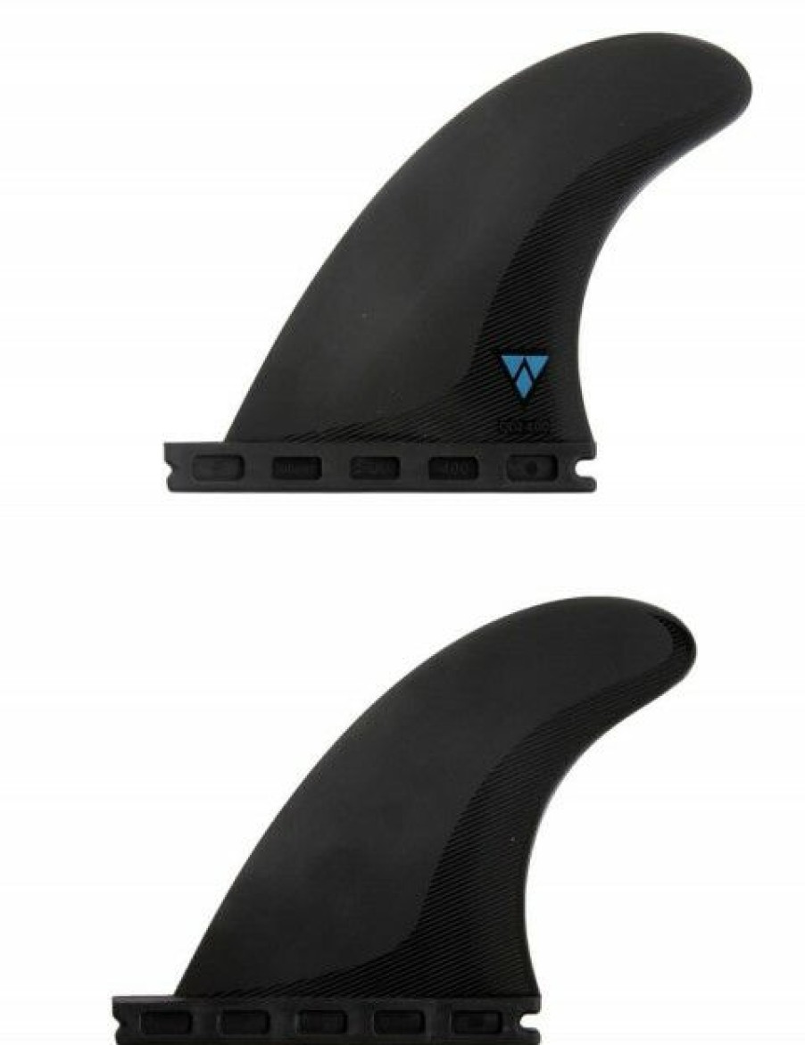 Hot * Outlet Futures Qd2 4.0 Alpha Quad Rear Fins Medium Carbon/Blue