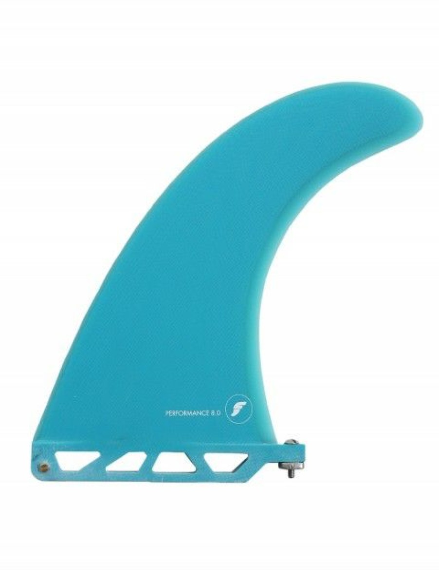 Hot * New Arrivals Futures Performance 8.0 Fibreglass Longboard Fin Teal