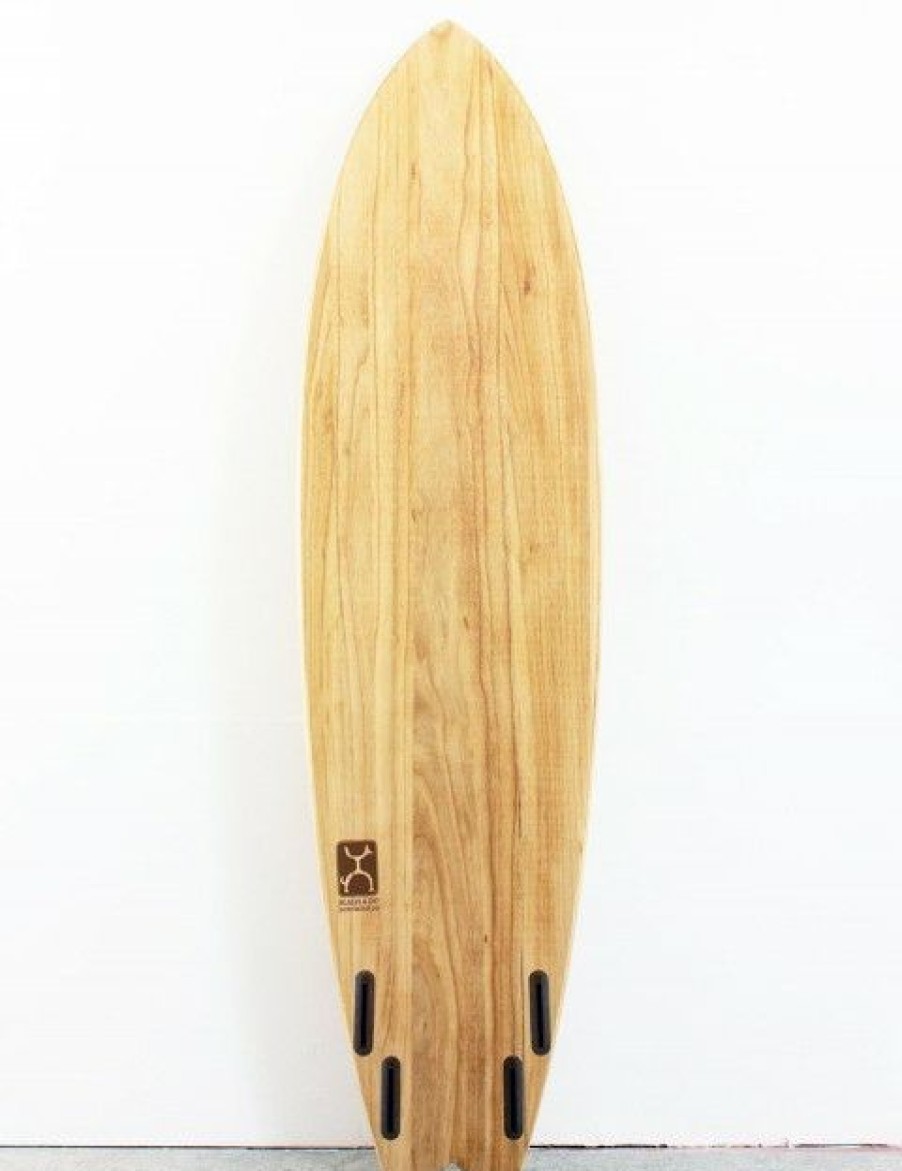 Online * Classical Firewire Timbertek Seaside & Beyond Surfboard 7Ft 2 Futures Natural Wood