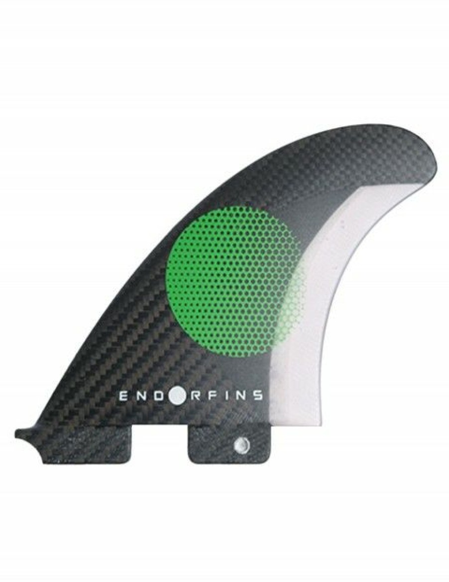 Clearance * Fire Sale Endorfins Slater Ks1 Fcs Ii Tri Fins Small Black/Green