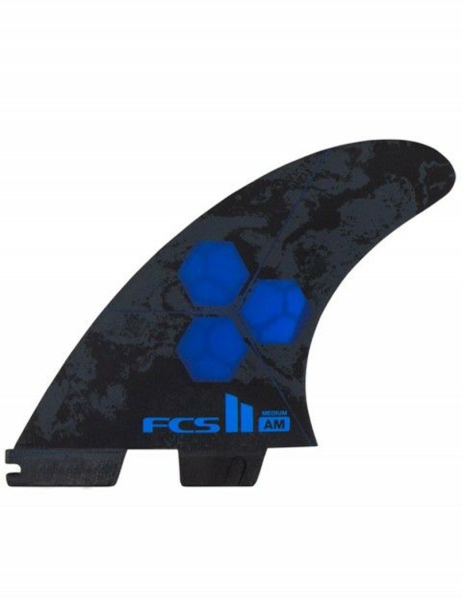 Hot * Outlet Fcs Ii Am Pc Aircore Tri-Quad Fins Medium Cobalt