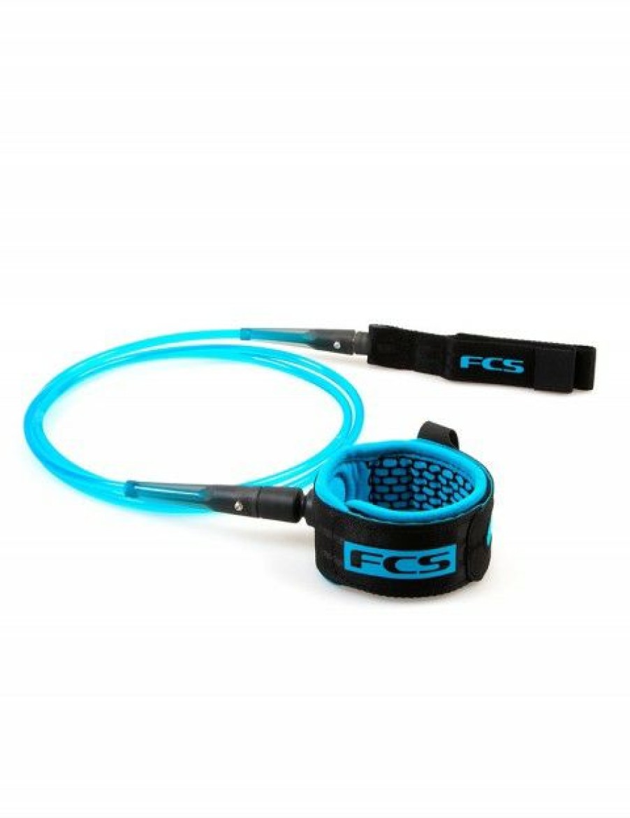 Online * Best Choice Fcs All Round Essential Surfboard Leash 7Ft Blue/Black