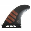 New * Best Choice Futures F4 Alpha Tri Fins Small Carbon/Red