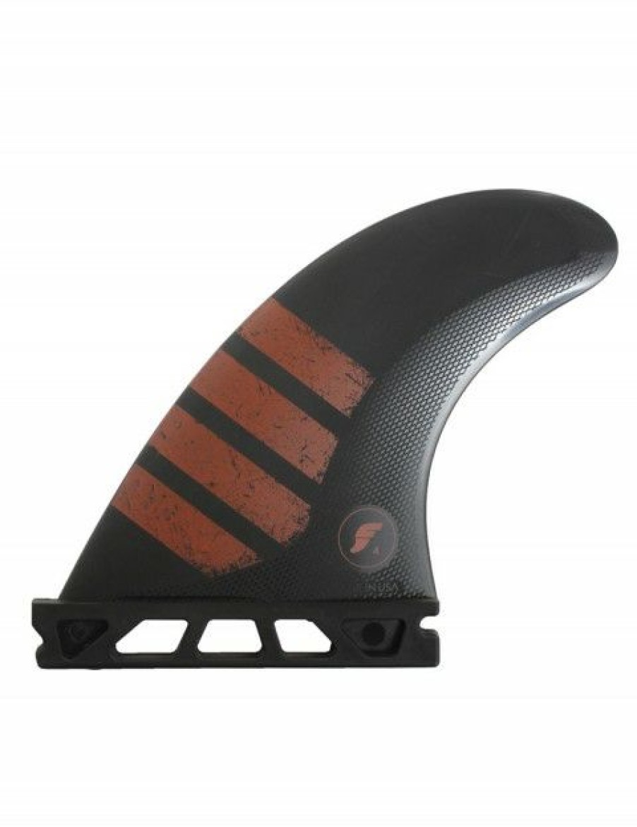 New * Best Choice Futures F4 Alpha Tri Fins Small Carbon/Red