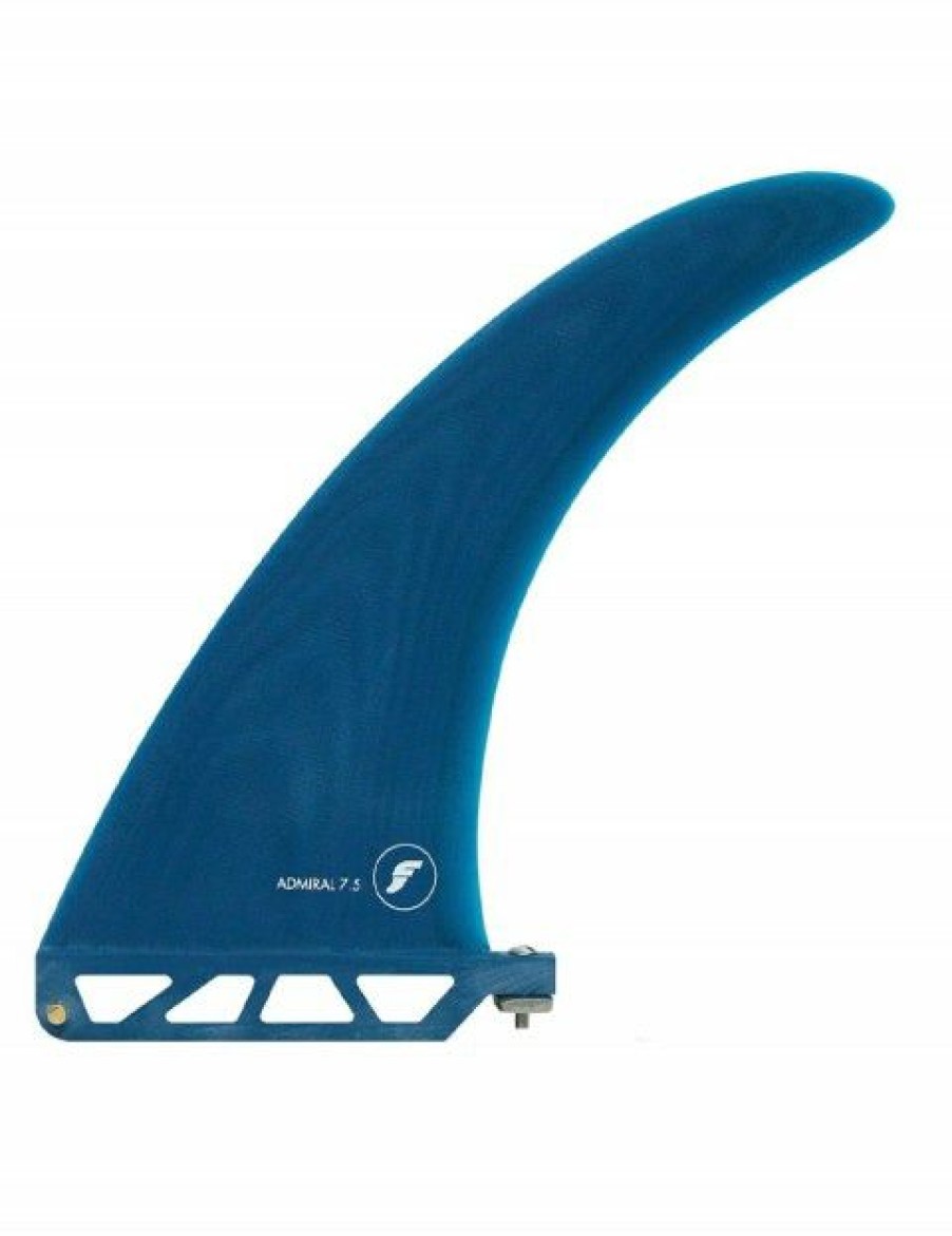 Online * Discounts Futures Admiral 7.5 Single Fin Solid Navy