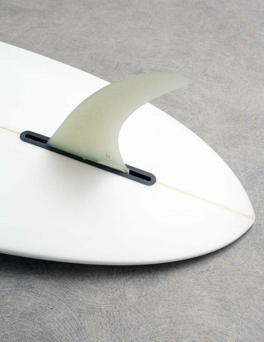 Best * Best Choice Fcs Ii Flow Ii Pg 10.5 Longboard Fin Clear