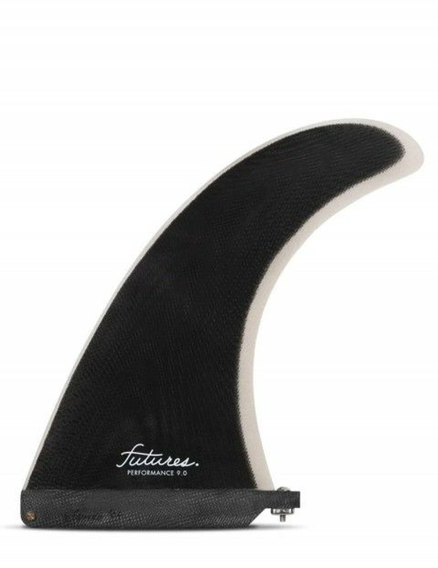 Hot * Closeout Sale Futures Performance 9.0 Fibreglass Longboard Fin Smoke/Grey