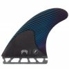 Clearance * Best Choice Futures Mayhem Fibreglass/Carbon Tri Fins Large Blue/Violet