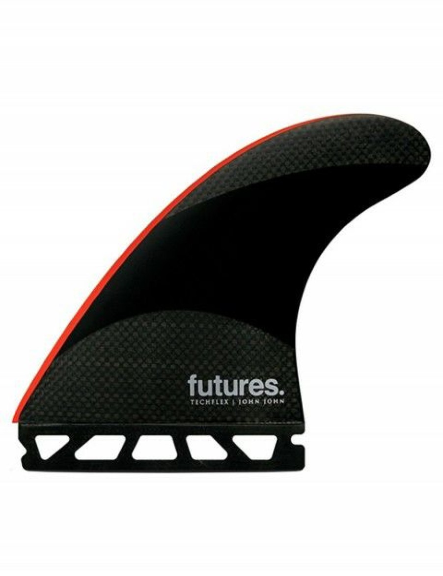 New * Closeout Sale Futures John John Florence Techflex Tri Fins Large Red Tip