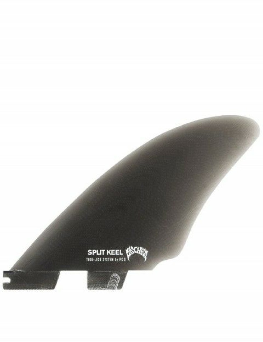 New * Best Choice Fcs Ii Mb Split Keel Pg Quad Fins Smoke