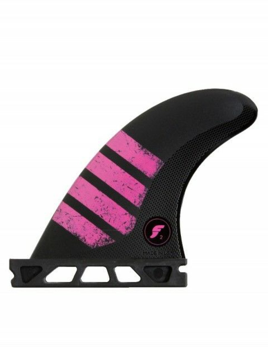 Clearance * Outlet Futures F2 Alpha Tri Fins X Small Carbon/Pink