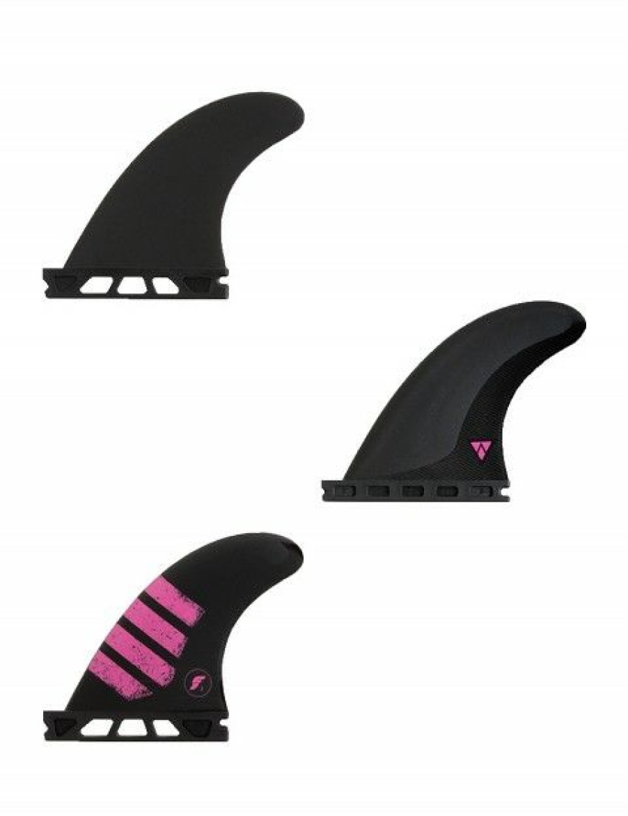 Clearance * Outlet Futures F2 Alpha Tri Fins X Small Carbon/Pink