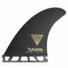 Hot * Exclusive Futures Dark Arts Tri Fins Large Black/Gold