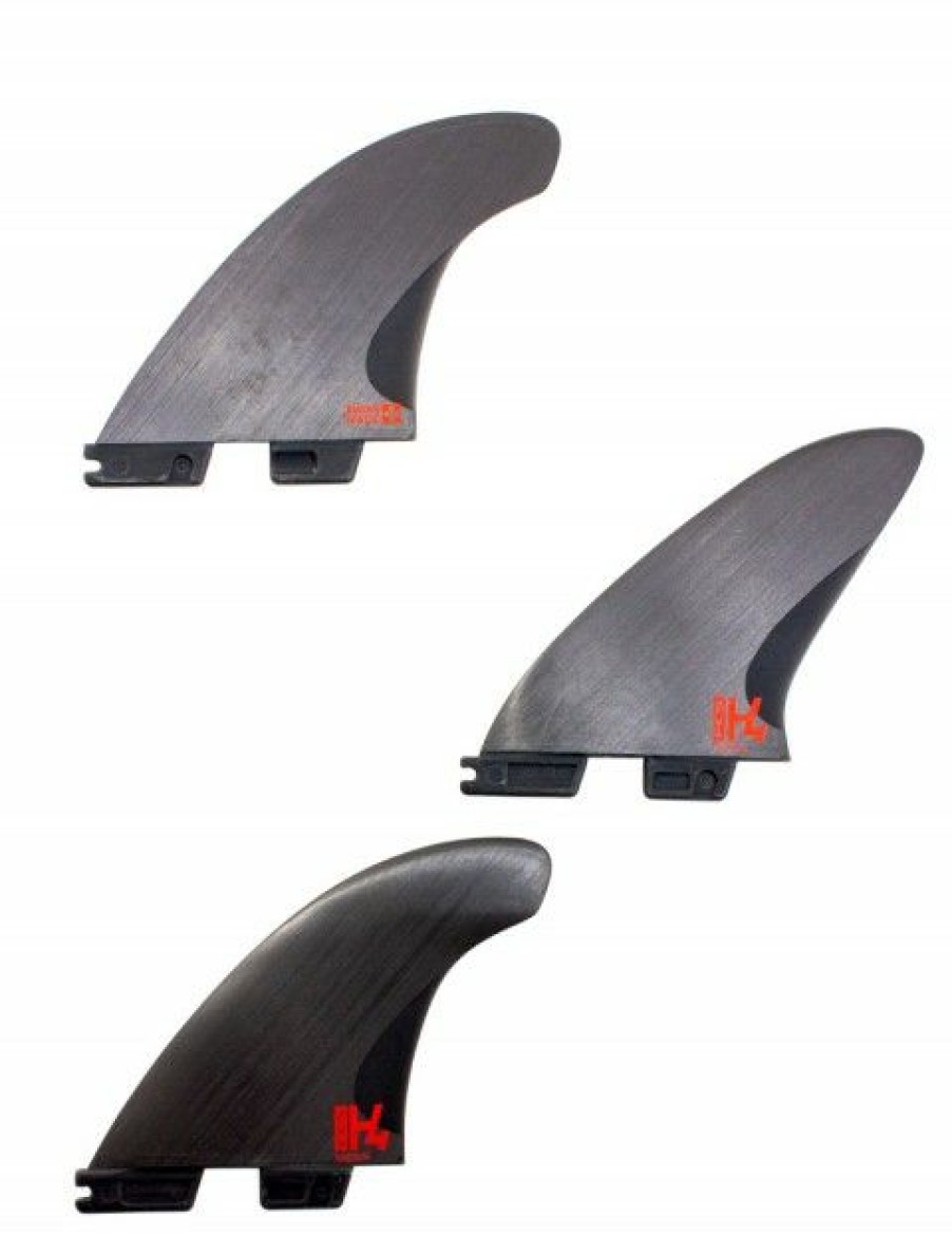 Online * Best Choice Fcs Ii H4 Hi Density Carbon Fibre Tri Fin Medium Smoke