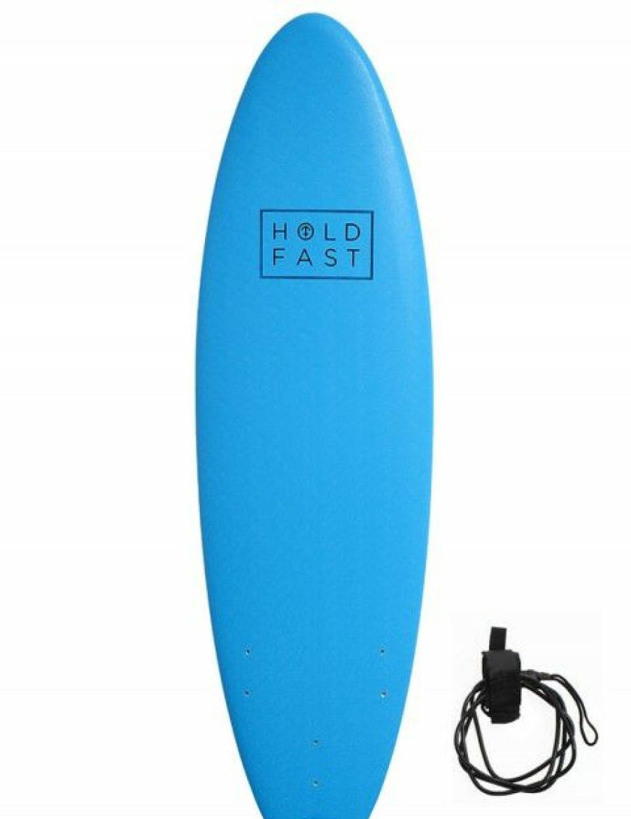 Clearance * Exclusive Hold Fast Hybrid Foam Surfboard 6Ft 0 Azur Blue