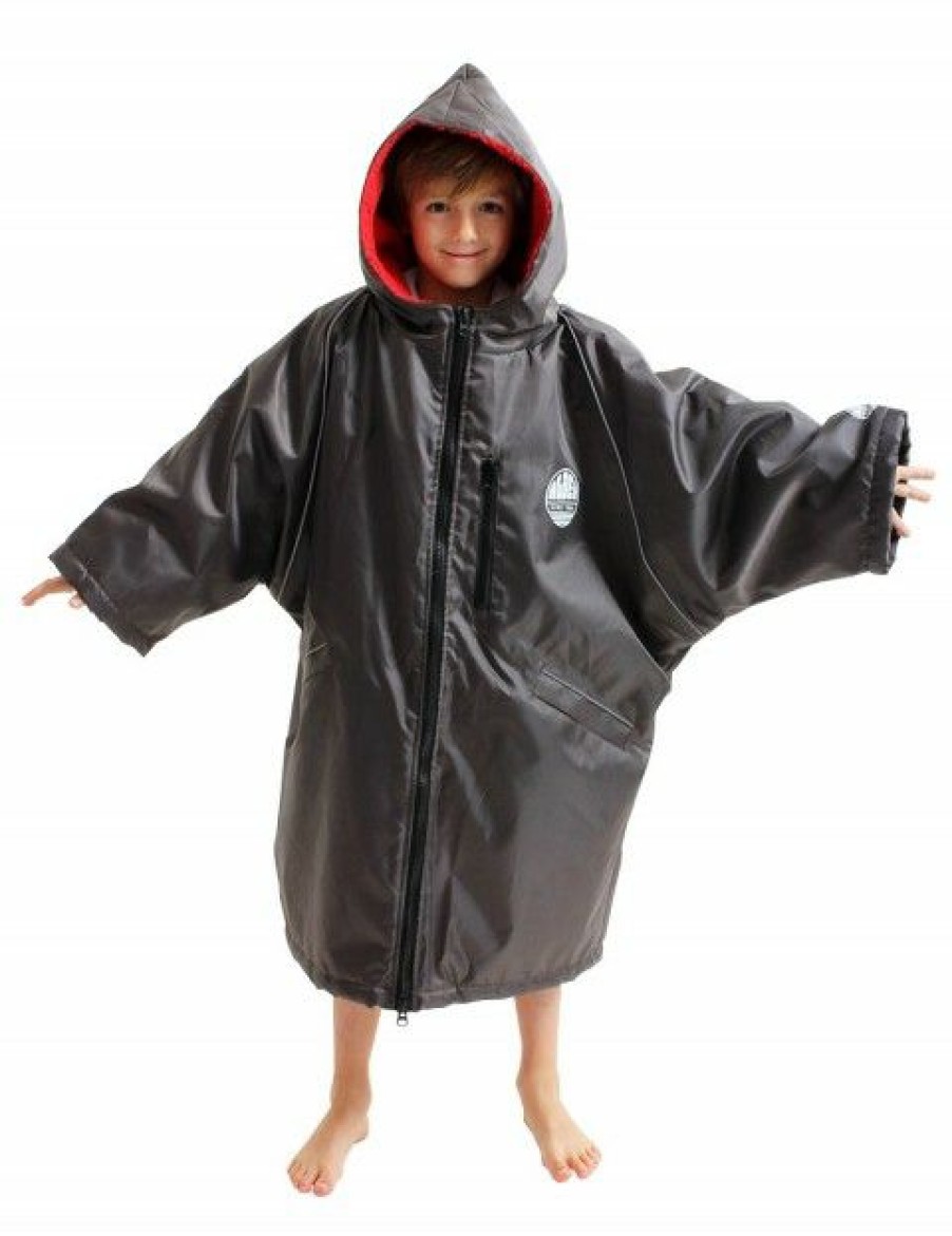 Clearance * Latest Alder Polar Coat Medium (Small Adult/Kid) Outdoor Change Robe Black