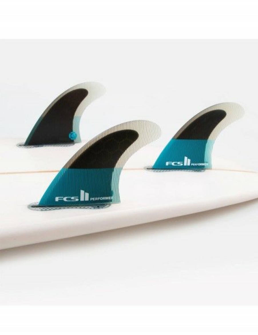 Hot * Latest Fcs Ii Performer Pc Tri Fins X Large Teal/Black