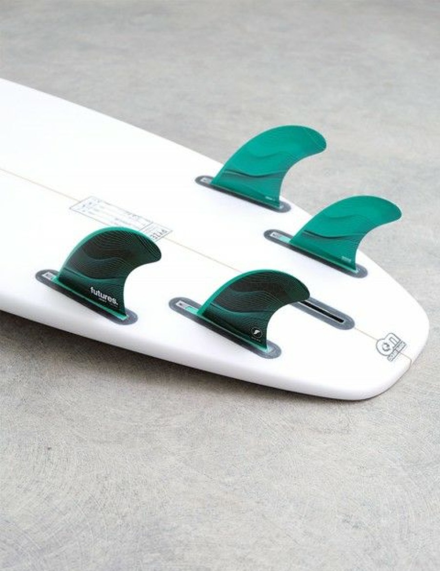 Best * Best Choice Futures F6 Legacy Neutral Hc Quad Fins Medium Green