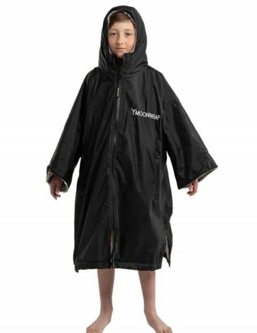 Online * Exclusive Frostfire Moonwrap Dryrobe Kids Black