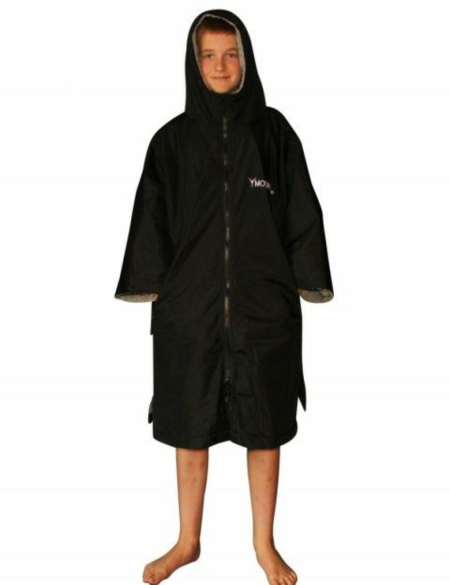 Wholesale * Discount Store Frostfire Moonwrap Short Sleeve Changing Robe Kids Black