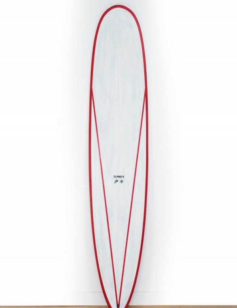 Clearance * Discounts Firewire Thunderbolt Red Taylor Jensen Tj Pro V Surfboard 9Ft 0 Fcs Ii Red