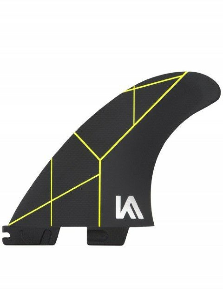 New * Attractive Fcs Ii Kolohe Andino Pc Tri Fins Medium Black/Acid