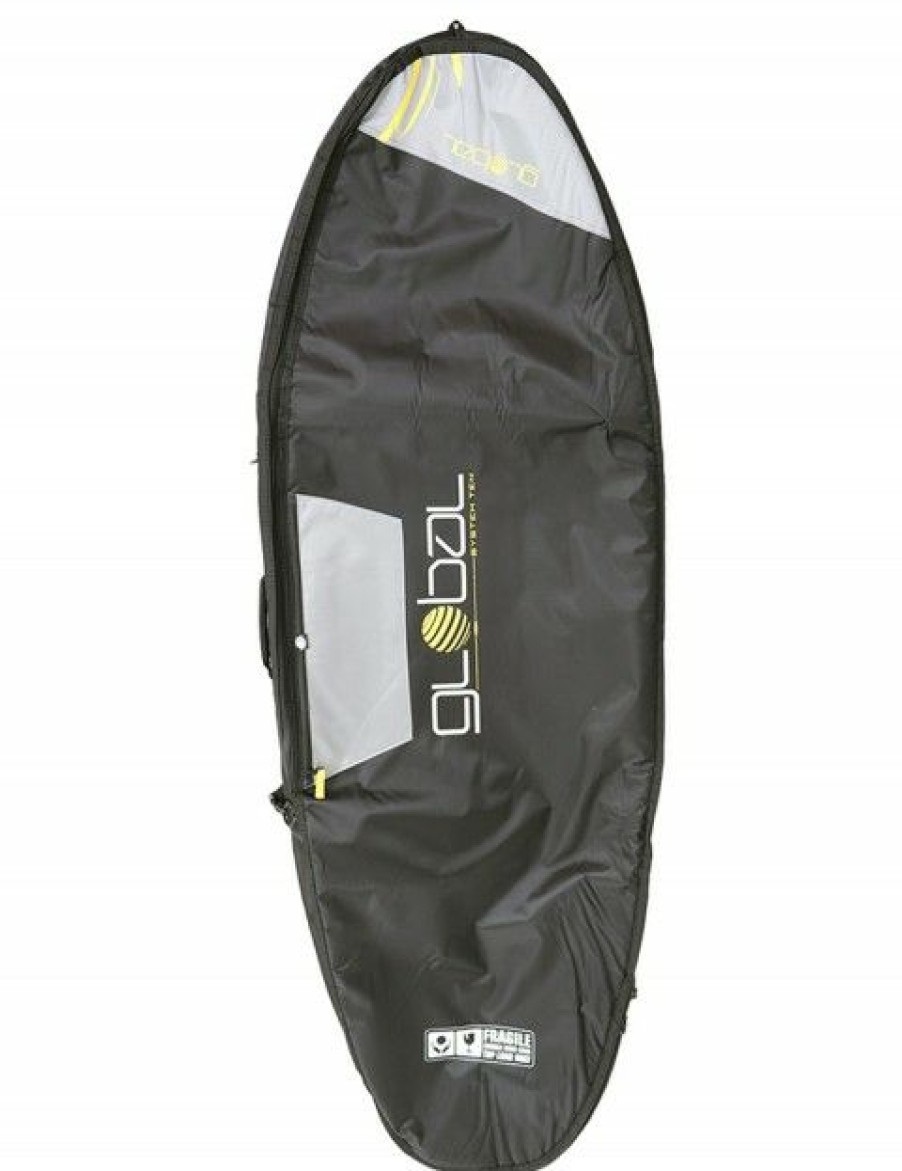 Best * Best Choice Global System 10 Double Surfboard Bag 10Mm 6Ft 4 Black