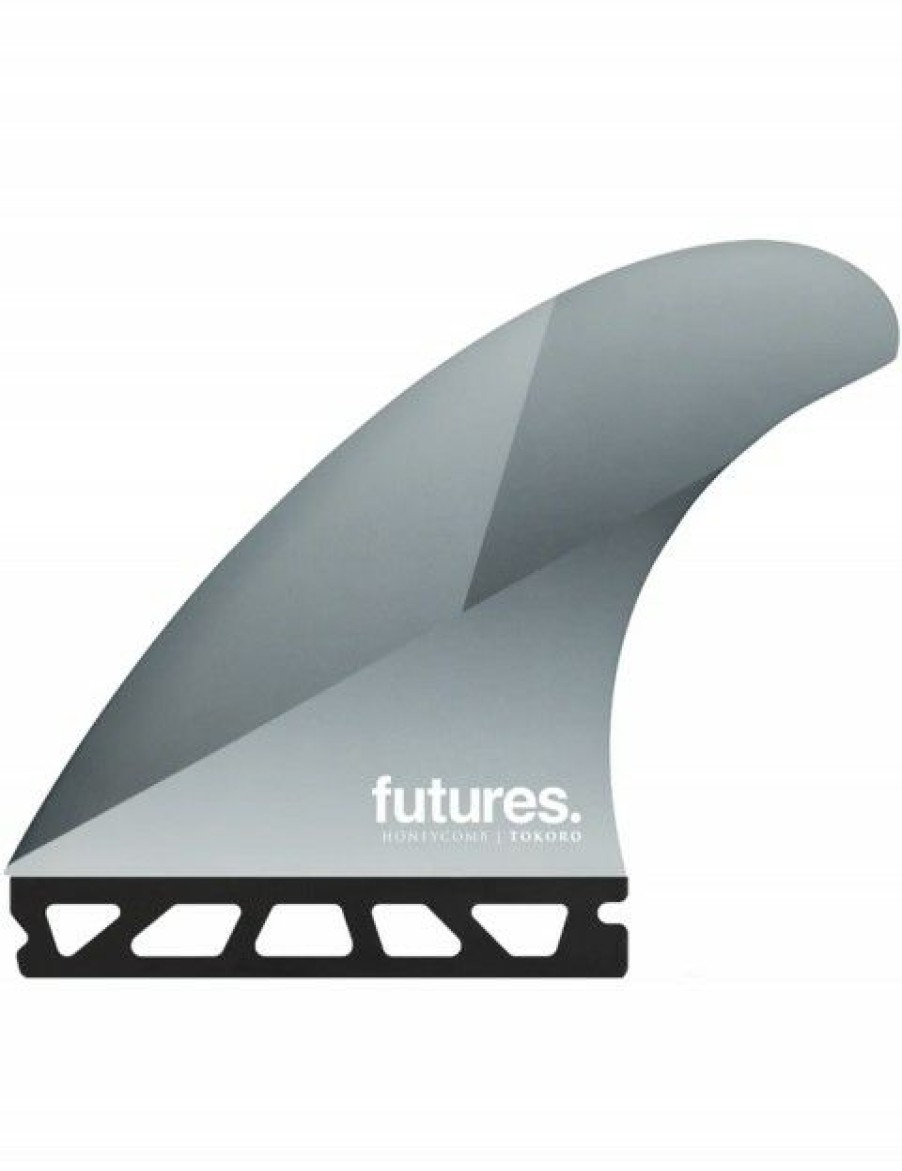 New * Fire Sale Futures Tokoro Honeycomb Tri Fins Medium Grey