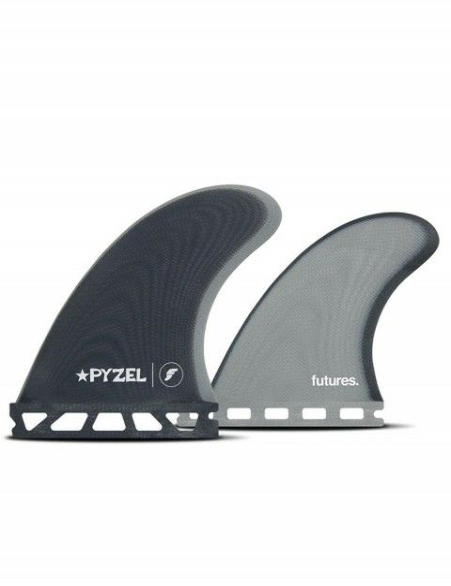 Best * Clearance Futures Pyzel Padillac Fibreglass Quad Fins Medium Blue/Grey