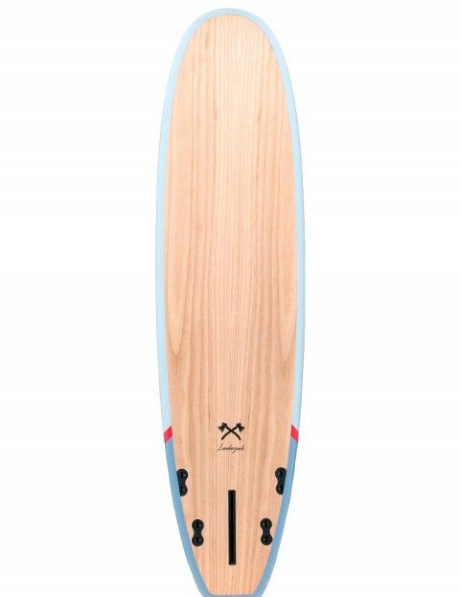 Clearance * Cortez Surfboards Outlet Cortez Woodcraft Magic Egg Surfboard 6Ft 10 Lumberjack