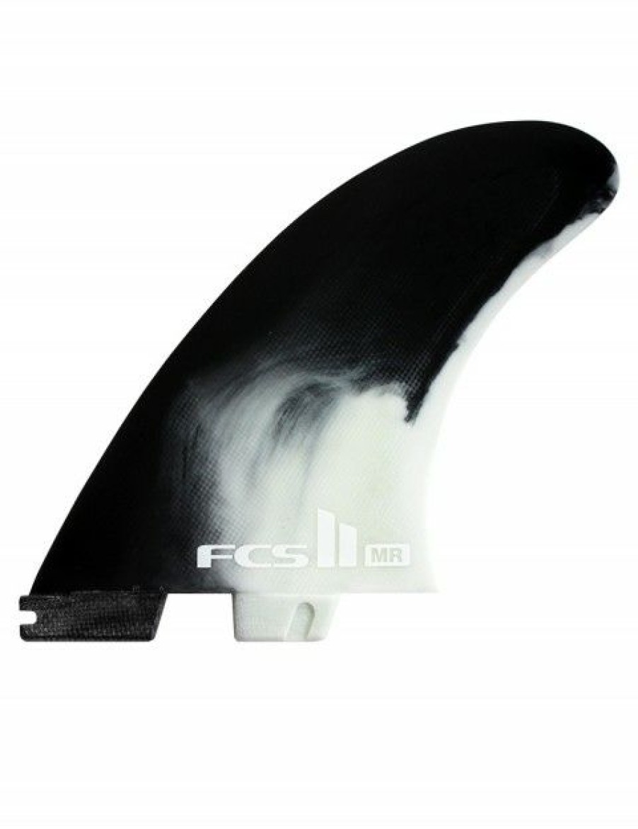 Hot * Exclusive Fcs Ii Mr Pc Twin + Stabilizer Fins X Large Black/White Swirl