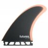 Clearance * Exclusive Futures T2 Fibreglass Twin Fin Set Fins Xlarge Indigo/Rose