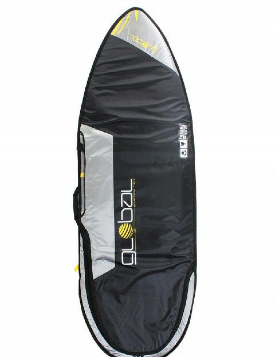 New * Clearance Global System 10 Hybrid Surfboard Bag 10Mm 6Ft 6 Black