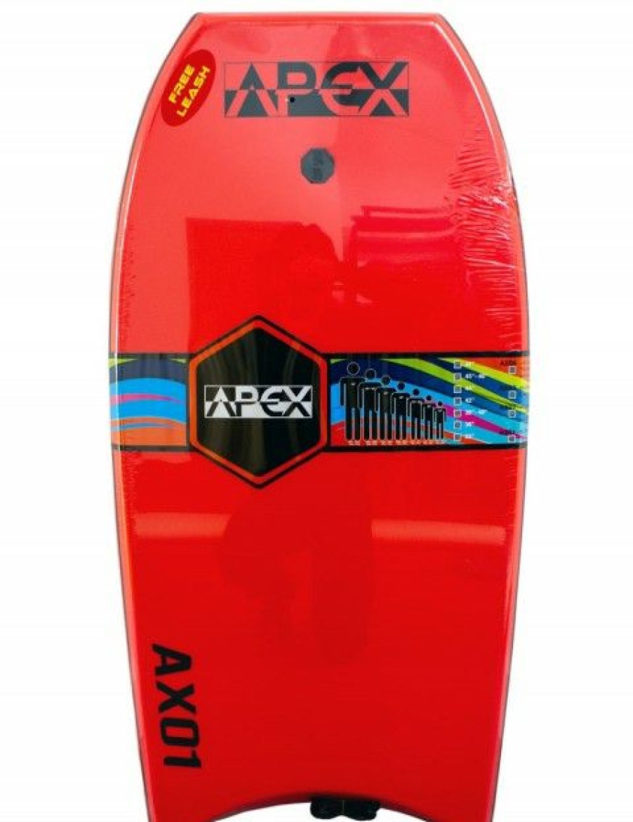 New * Apex Bodyboards Attractive Apex Ax01 Bodyboard 42 Inch Red