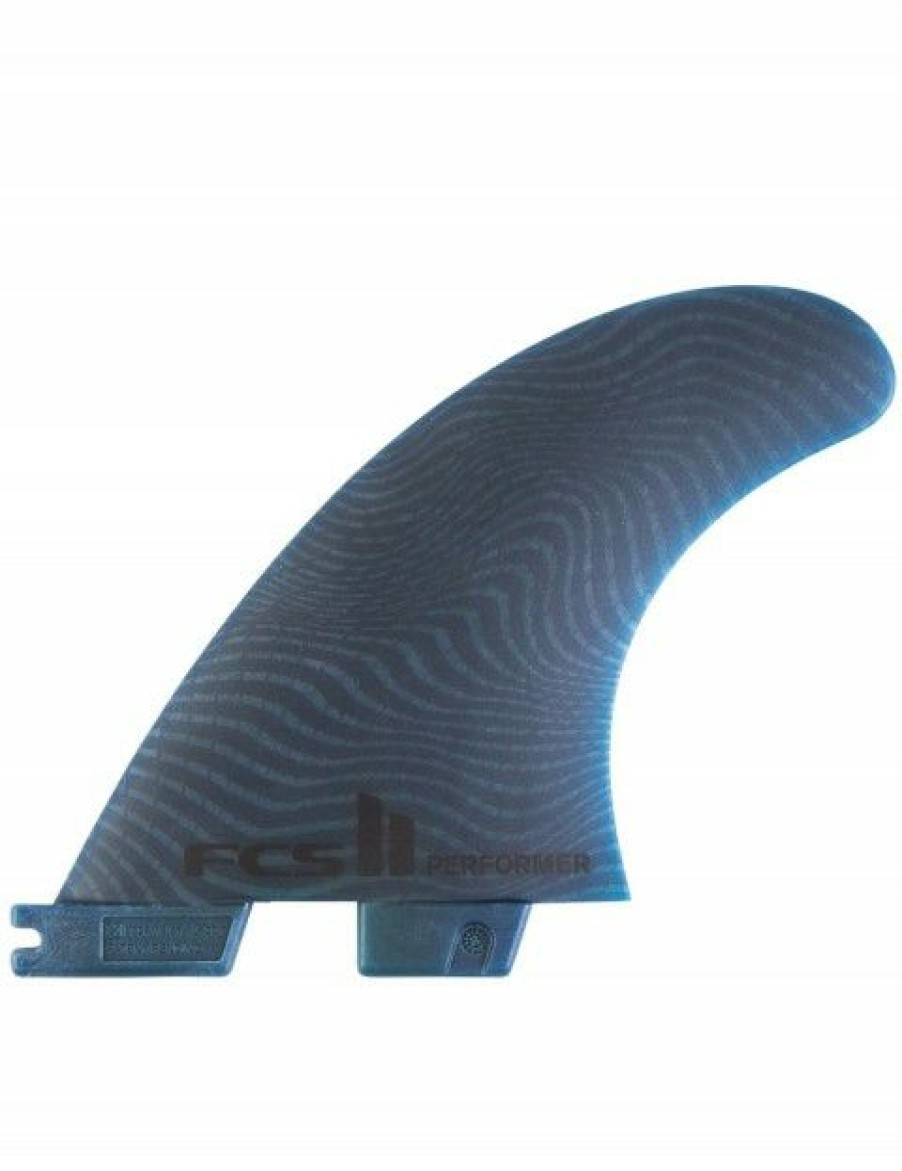 Wholesale * Closeout Sale Fcs Ii Performer Neo Glass Eco Tri-Quad Fins Medium Pacific