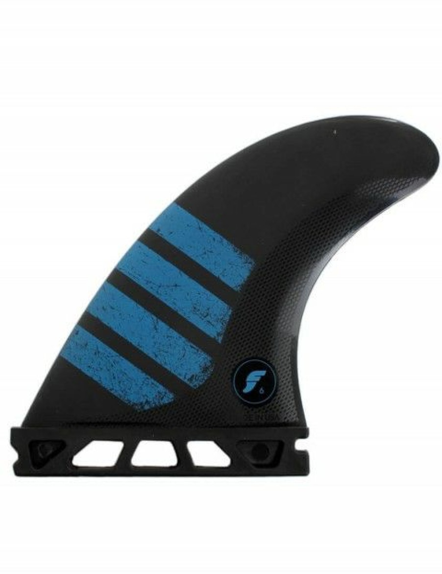 Online * Clearance Futures F6 Alpha Tri-Quad Fins Medium Carbon/Blue