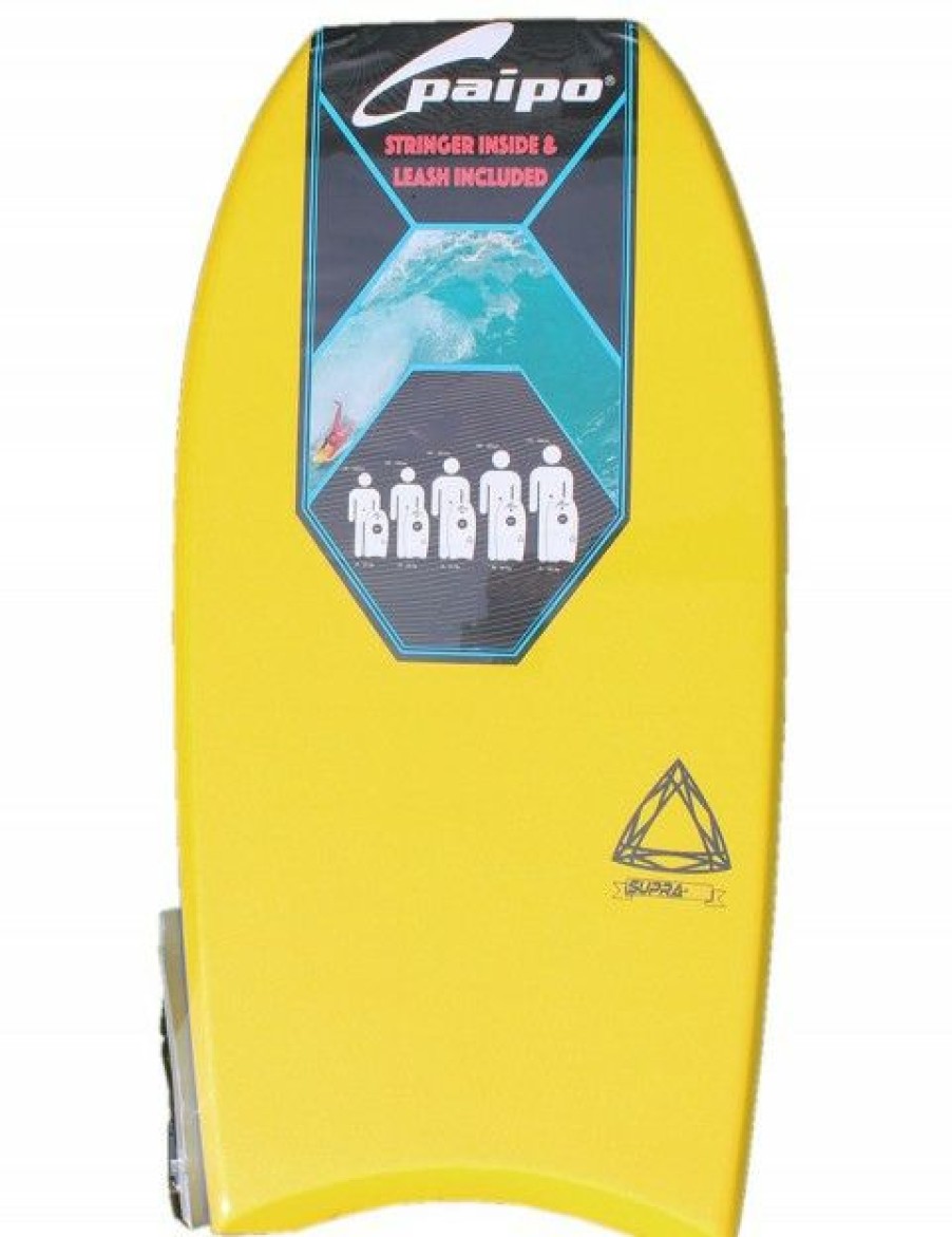 Clearance * Asd Bodyboards Best Choice Asd Paipo Supra Bodyboard 42 Inch Yellow