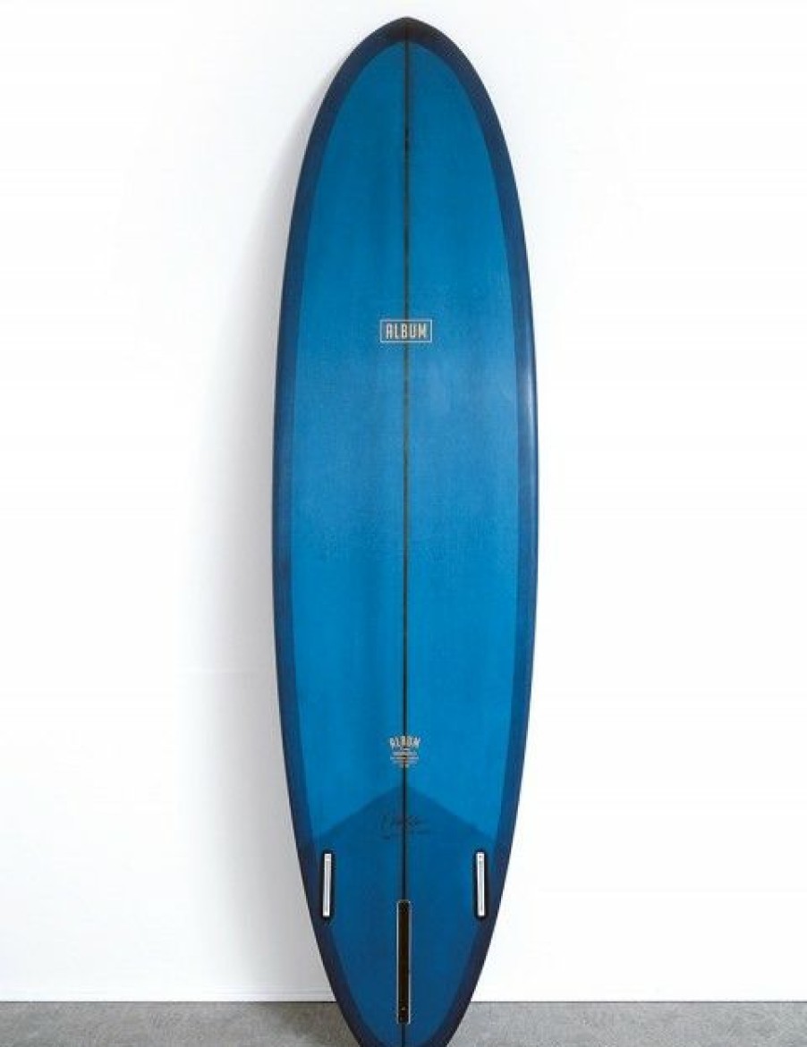 Hot * Album Surfboards Fire Sale Album Darkness Surfboard 7Ft 6 Futures Denim Resin Tint