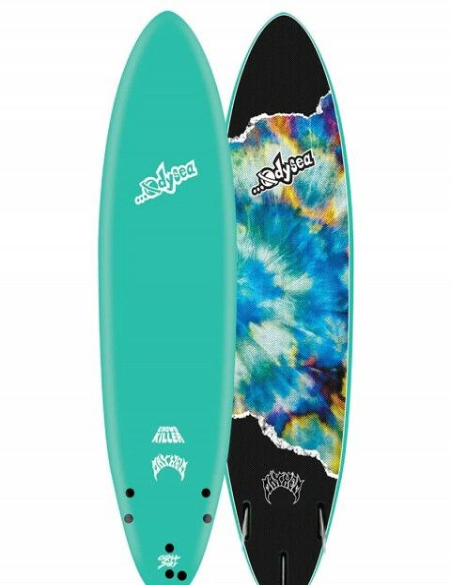 Online * Clearance Catch Surf Odysea X Lost Crowd Killer Soft Surfboard 7Ft 2 Emerald Green