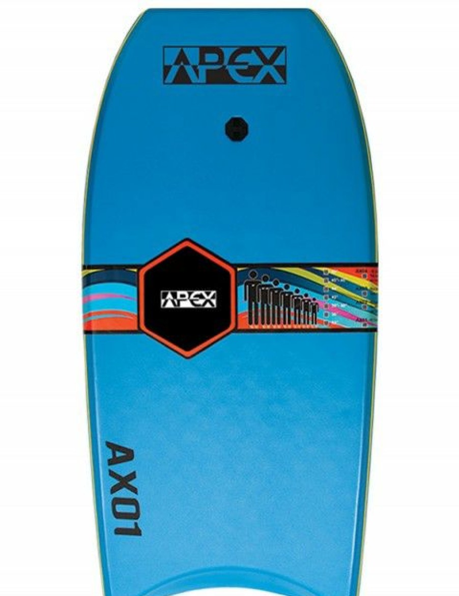 New * Apex Bodyboards Classical Apex Ax01 Bodyboard 45 Inch Blue