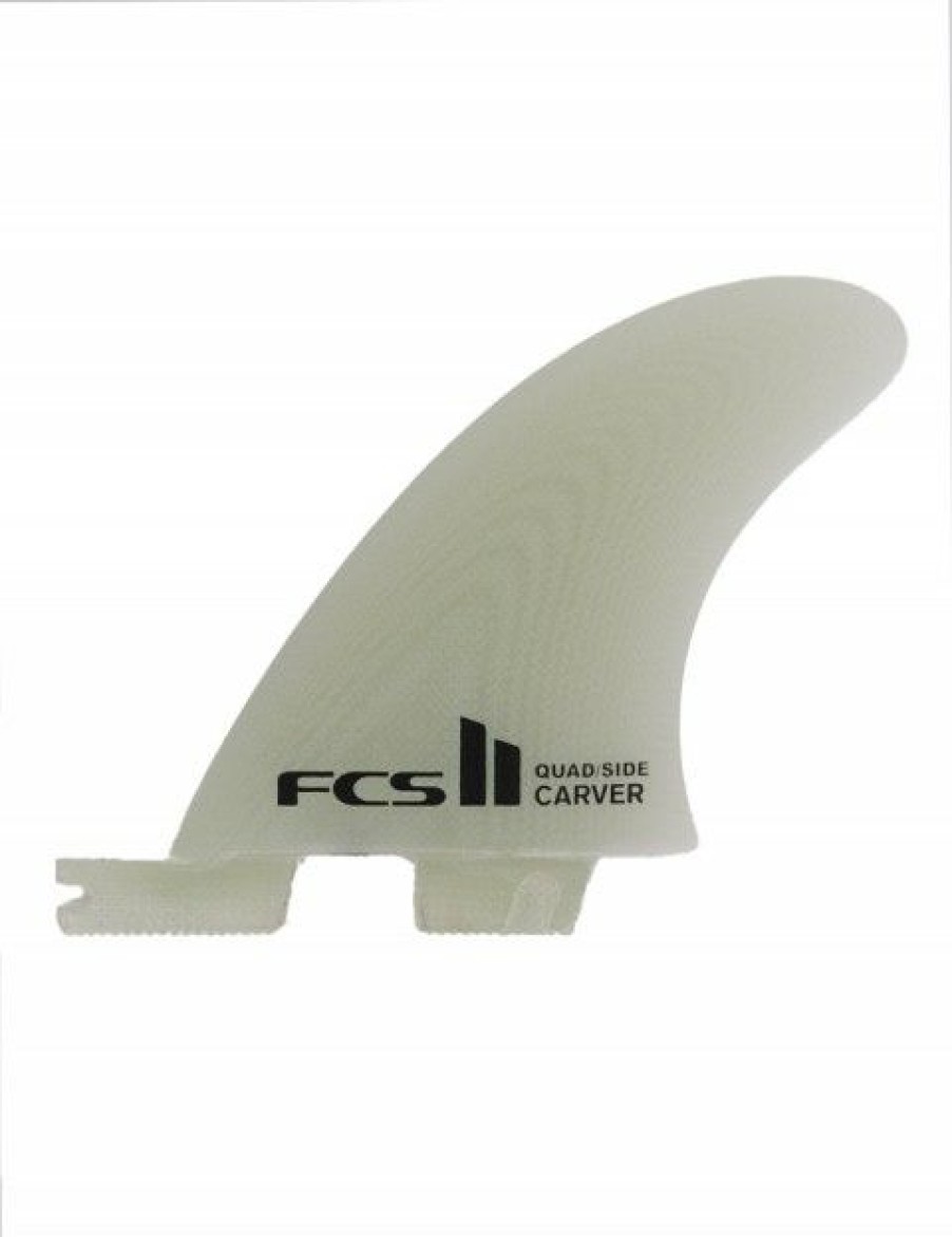 Best * Low Price Fcs Ii Carver Pg Quad Rear Fins Small Clear