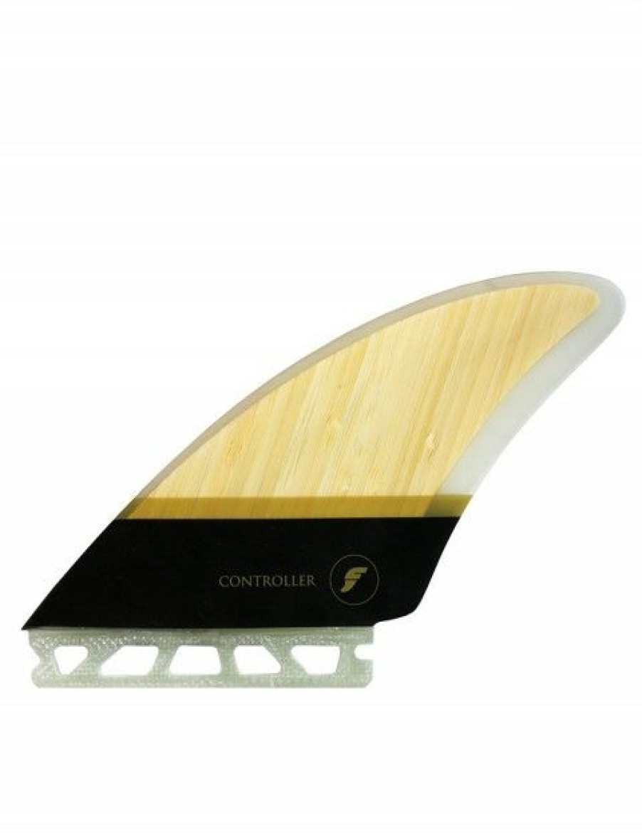 Hot * Fashionable Futures Controller Fibreglass Quad Fins Large Bamboo