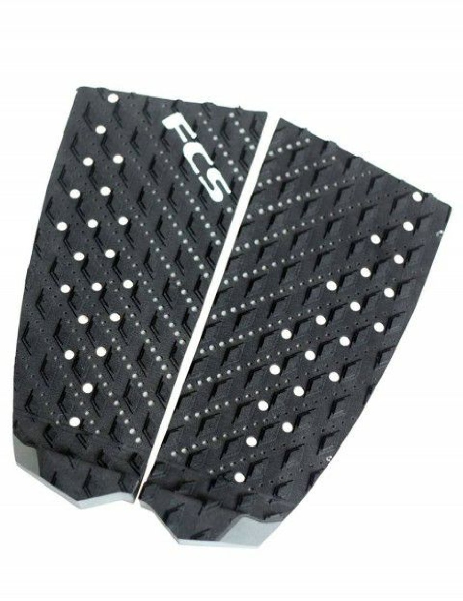 New * Latest Fcs T-2 Hybrid Surfboard Tail Pad Black/Charcoal