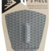 Online * Premium Firewire Rob Machado 3-Piece Arch Surfboard Tail Pad Charcoal/Black