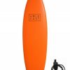 Best * Premium Hold Fast Hybrid Foam Surfboard 6Ft 6 Orange