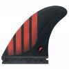 Online * Fire Sale Futures P8 Alpha Tri Fins Large Carbon/Red