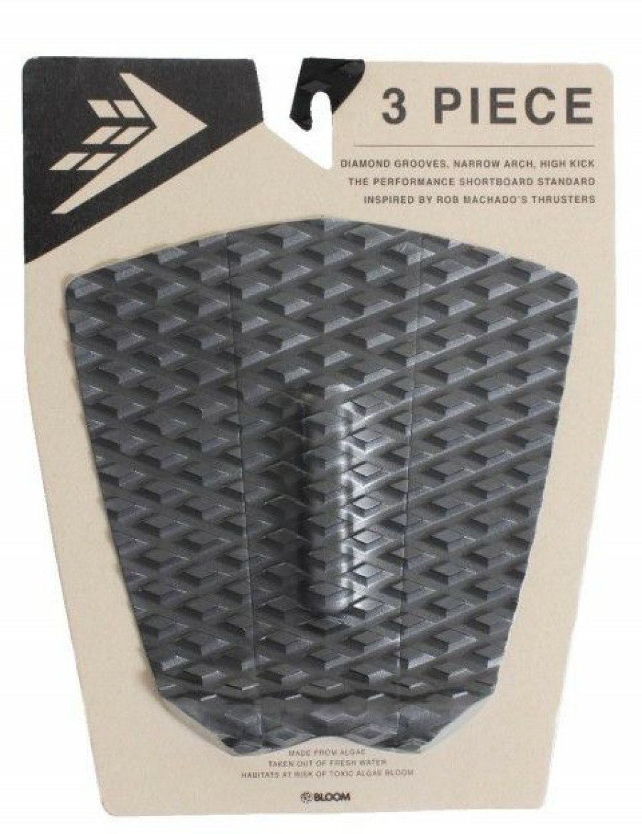 Hot * Latest Firewire Rob Machado 3-Piece Arch Surfboard Tail Pad Black/Charcoal