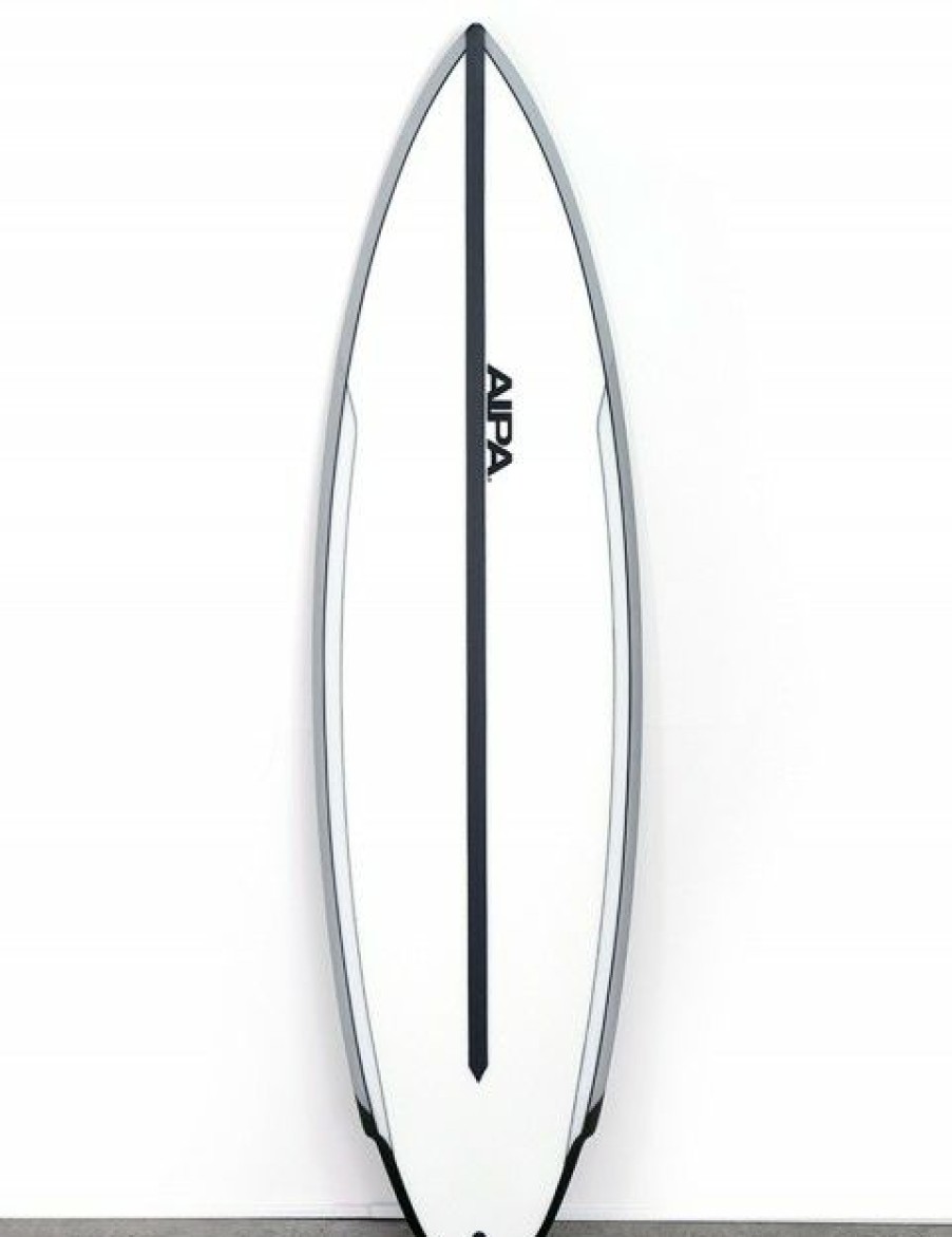 New * Latest Aipa Dark Twinn Dual Core Surfboard 5Ft 6 Fcs Ii Dark Grey/Grey